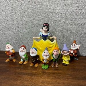 Vintage 1960s original Walt Disney Company Snow White figurines made in Japan
